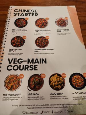 Menu july 2026 at AYODHYA Indian Pure Veg & Jain Restaurant BALI in Kuta