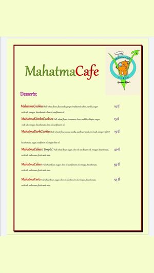  at Mahatma Cafe in Istanbul