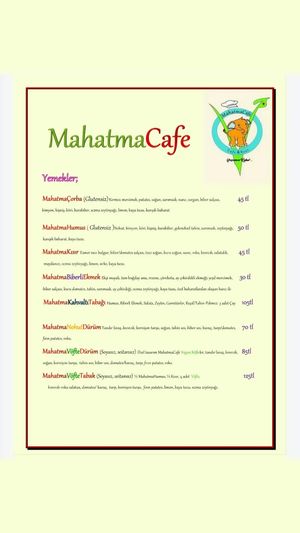  at Mahatma Cafe in Istanbul