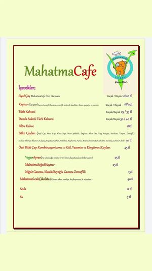 Hii,  super special  MahatmaCafe'S vegan foods , desserts and drinks wait you. Turkey's Best. 🌱😋👍 at Mahatma Cafe in Istanbul