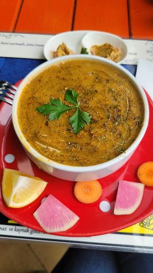 Mahatma soup - flavourful with delicious spices at Mahatma Cafe in Istanbul