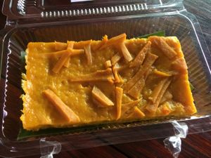 Pumpkin dessert at Tamachat in Chiang Rai