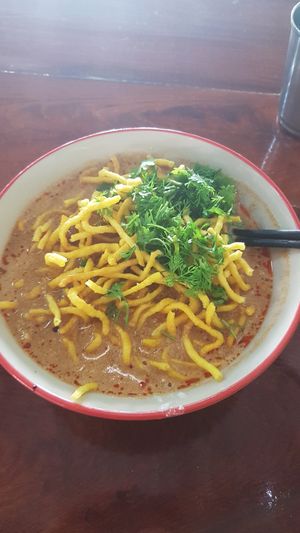 Khao Soi 45 Baht at Tamachat in Chiang Rai