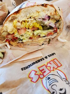 Sometimes I'm a Vegetarian made vegan at Ike's in Monterey