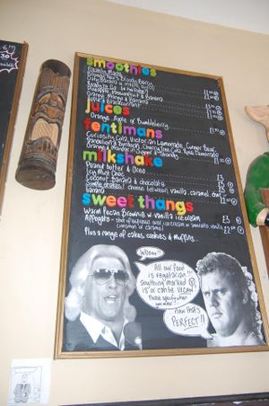 More Menu (as at 10th June 2015) at The Waiting Room in South East London