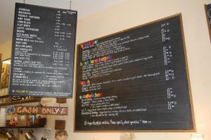 More options than a big tree with option blossom. at The Waiting Room in South East London