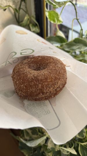 Vegan cinnamon donut   at Godega - Market &amp; Coffee Bar in Omaha