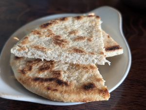 Coconut Roti at Roost Restaurant & Bar in Malmesbury