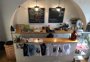 Serving area  at Baszta in Wroclaw