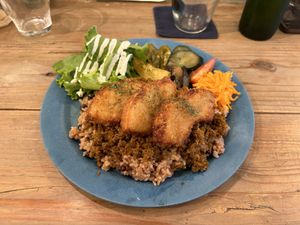 Katsu karee  at Rect Sand Cafe in Tokyo