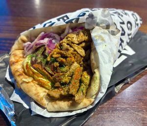 Mighty Vegan Street Wrap at The Athenian - Stockport  in Stockport
