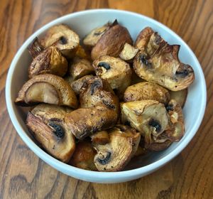 Sautéed mushrooms  at Thyme - Premier Inn Manchester Airport  in Manchester
