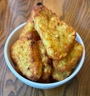 Hash browns  at Thyme - Premier Inn Manchester Airport  in Manchester