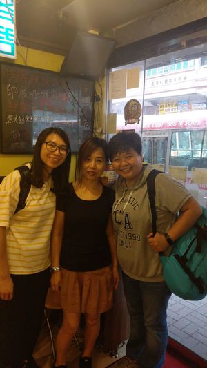 Lady boss at Sin Tak Fook Vegetarian in Kowloon