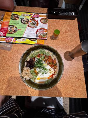 Tofu at ENGINE SHINJUKU RAMEN in Tokyo