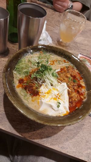  at ENGINE SHINJUKU RAMEN in Tokyo