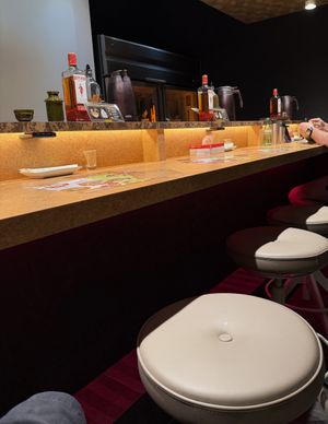 Bar/Single Seating.  at ENGINE SHINJUKU RAMEN in Tokyo