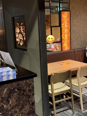Group seating.  at ENGINE SHINJUKU RAMEN in Tokyo