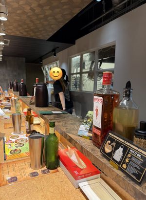 Bar/Counter.  at ENGINE SHINJUKU RAMEN in Tokyo
