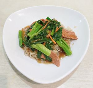 Fried Rice Noodles with Vegetarian Beef 味菜牛河 at Tin Yu Vegetarian in Kowloon