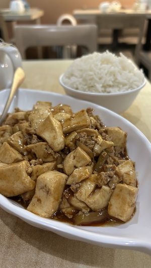 Mapo tofu  at Tin Yu Vegetarian in Kowloon