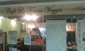 Shop front at Cafe La Fresco Veggie - Enterprises Square in Kowloon