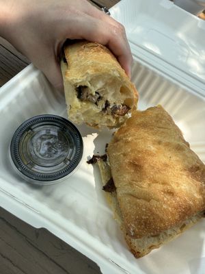 french dip  at Lancaster Vegan in Lancaster