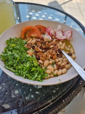 Arruba salad at Falafel Abu Dany in Larnaca