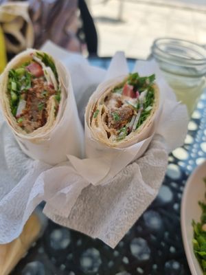 Wrap Falafel Original at Falafel Abu Dany in Larnaca