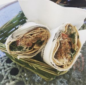  Falafel wrap  at Falafel Abu Dany in Larnaca