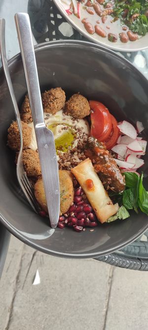 Buddha bowl. at Falafel Abu Dany in Larnaca