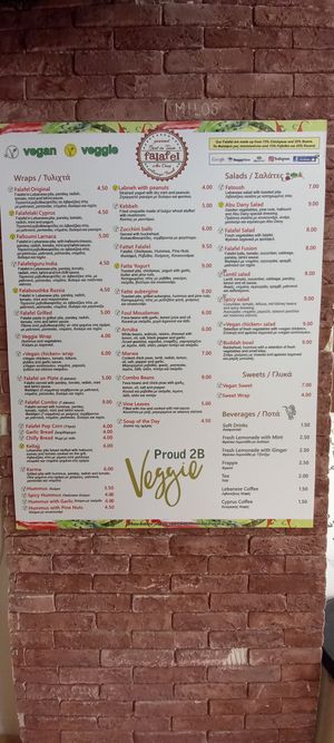  at Falafel Abu Dany in Larnaca