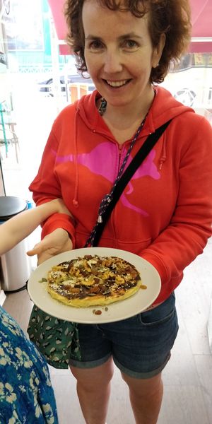 Vegan sweet is HEAVEN! at Falafel Abu Dany in Larnaca