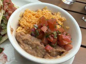 Refried Beans and Ricee  at Calexico in 