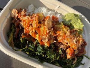 Vegan bowl at TaKorean - 4th St in Washington