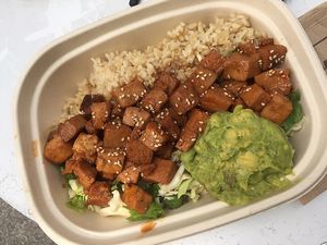 Tofu :) at TaKorean - 4th St in Washington