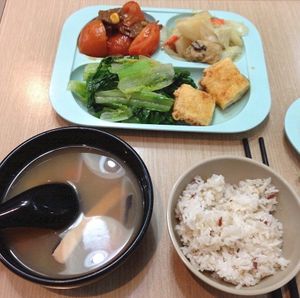 Set Meal at Tin Yan Vegetarian in New Territories