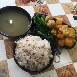 Meal set  at Ka Ka Lok Fast Food Shop in New Territories