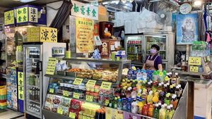 Shop front at Yu Yi Vegetarian Dim Sum in New Territories
