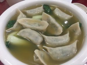 Dumplings Soup at Soo Good Luen Wo 好素聯和 in New Territories