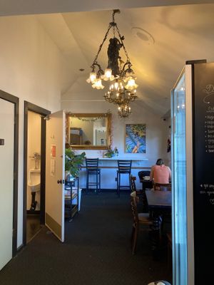 Seating at Diva Espresso  in Seattle