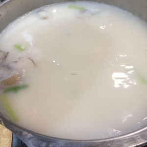 Hotpot coconut sea coconut soup at Mighty Vegetarian 大力素食 - Yuen Long" in New Territories