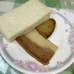 Pan fried mock meat at Miu Fat Chai - Tuen Mun in New Territories