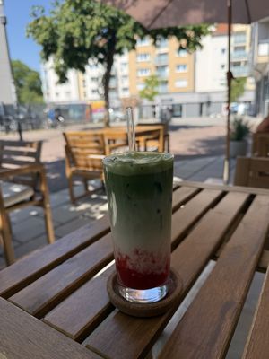 Strawberry matcha  at Matchas  in Giessen