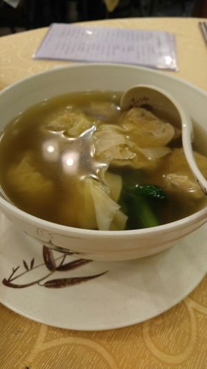 雲吞,大力水手 at Mighty Vegetarian 大力齋廚 - Tuen Mun in New Territories