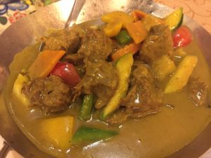 Vegetarian mock lamb curry at Mighty Vegetarian 大力齋廚 - Tuen Mun in New Territories