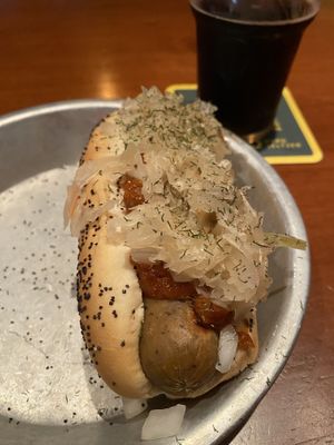 The Veganerwurst!  at The Red Hot in Tacoma