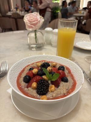 Gluten Free Oatmeal  at La Fontaine in Las Vegas
