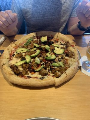 Big size pizzaa  at Mellow Mushroom in Bowling Green