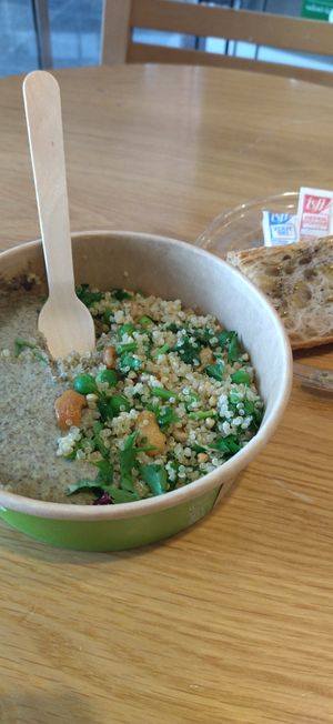 The energy salad is delish! at EXKi in Bruges